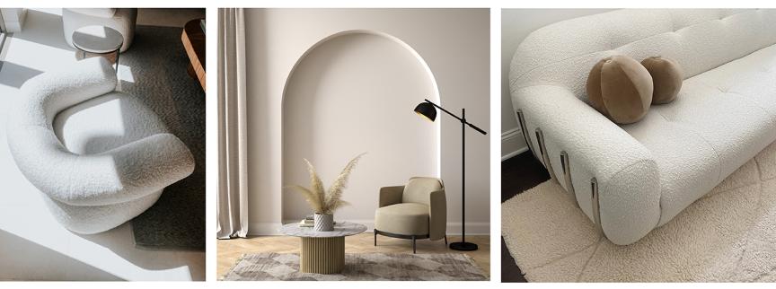 Boucle sofas