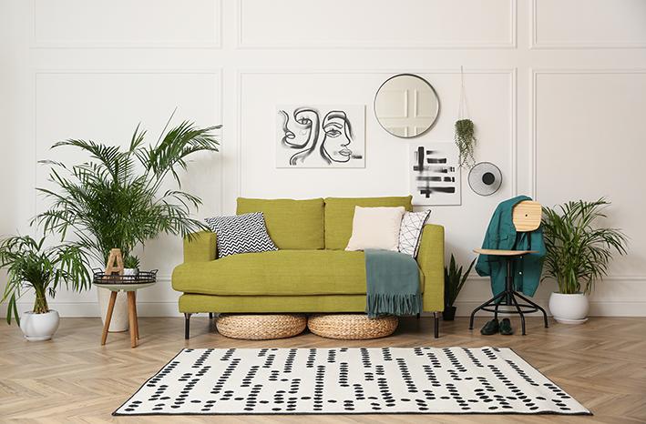 dalton fabric on a sofa